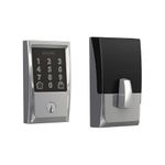 Schlage Encode Smart Wi-Fi Deadbolt Lock with Touchscreen Keypad, Keyless Front Door Entry, App Control, Alexa, Google Home and Airbnb Compatible, Bright Chrome, BE489WB CEN 625