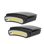 FISHNU COB Cap Clip Light 2-Pack – 90 Lumens, 3 Modes, Rotatable Head, Hands-Free – Perfect for Dog Walking, Outdoor Activities & DIY Tasks(2 Pack)