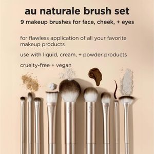 Real Techniques Au Naturale Makeup Brush Kit – 5-Piece Set
