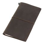 DESIGNPHIL Traveler's Notebook, Regular Size, Brown 13715006