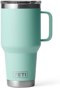YETI Rambler 30 oz Travel Mug, Stainless Steel, Vacuum Insulated with Stronghold Lid, Seafoam