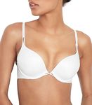 Victoria's Secret Bombshell Push Up Bra, Add 2 Cup Sizes, Sexy Straps (32A-36DD), White, 32A