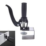 Serplex® Adjustable Drawer Front Panel Installation Jig, Labor-Saving Stainless Steel Quick Release Fixing Clamp, Precise Alignment Lifter Tool for Cabinet Fitting, Home Woodworking, 20x7cm