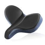 Oversized Comfort Bike Seat Comfortable Replacement Bike Saddle Memory Foam Soft Bike Saddle Waterproof Universal Fit Bicycle Seat for Women Men (d-Wide Plus+ Saddle)