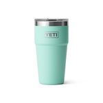 YETI Rambler 20 oz Stackable Tumbler, Stainless Steel, Vacuum Insulated with MagSlider Lid, Seafoam