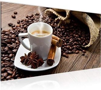 Runa Art Tableau Decoration Murale Café Cuisine 1 Partie Moderne Toile non tissée Salon Salle Café Marron 501812a