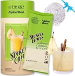 Alpine Start Campfire Cocktail Mixers - Bitters and Individual Powder Mix for Bourbon Spirits, Mocktails and Non Alcoholic Whiskey Drinks - Pear Lemon Cinnamon Flavor (3.70 OZ)5 Packets (Spiked Cider)