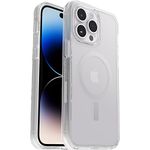 OtterBox Symmetry+ Clear Case for iPhone 14 Pro Max for MagSafe, Shockproof, Drop proof, Protective Thin Case, 3x Tested to Military Standard, Antimicrobial Protection, Clear - Non-Retail Packaging