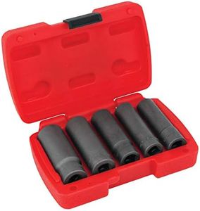 Performance Tool W38920 3/8-Inch Drive 5 Piece Deep Wall Bolt Extractor Set (Metric/SAE)