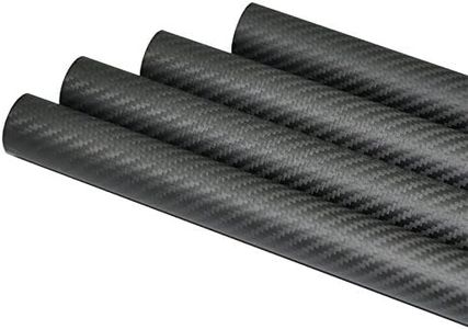 US-WHABEST 50mm x 46mm1000mm Roll Wrapped Carbon Fiber Tube 3K Best Wholesale 50 x 46 Matte