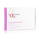 O3+ Power Brightening Facial Kit For Radiant and Glowing Skin ,123gm+40ml