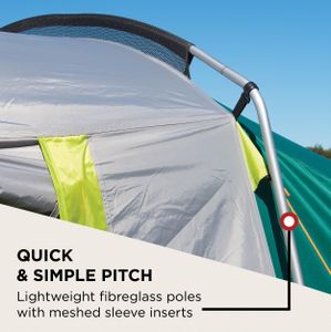 Coleman Oak Canyon 4-Person Tent – Spacious Family Camping Shelter