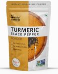 Turmeric Black Pepper Powder, Curcuma with Black Pepper, Promotes Health, Release Stress and Inflammatory Response, Vegan, Gluten-Free, Non-GMO