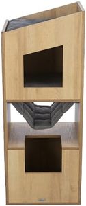 TRIXIE Cat Tower CityStyle, 105 cm, marrone/grigio