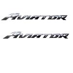 Generic Self Adhesive 3D Tank Logo Bike Sticker, Silver