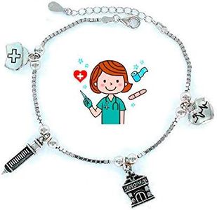 Eres lo mas mujer Pulseras Profesiones Plata (Auxiliar de Enfermeria)