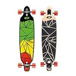 Osprey | Twin Tip Longboard, 39inch Complete Skateboard, 7-PLY Canadian Maple Deck, For Kids Adults and Beginners, Shapes, Multiple Colours