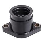 Motorcycle Carburetor Boot Joint Rubber Carb Manifold Flange Intake Adapter for Yamaha YFM450 Grizzly 450 2007-2016 for YFM450 Kodiak 450 Hunter 2003-2010