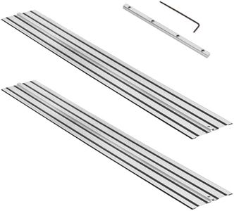 Fengind 110" Track Saw Guide Rail for DeWalt Track Saws, 55" x 2 Guide Rail with Connector Replacement for DeWalt DWS5022, Perfect for Woodworking and Longer Cuts, Aluminum Extruded 2 Year Warranty