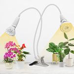 SANSI LED Grow Lights for Indoor Plants, 300W Full Spectrum Clip-on Gooseneck Grow Light with Ceramic Tech.,20W Power Plant Light with Optical Lens for High PPFD, Lifetime Free Bulbs Replacement White