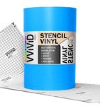 VViViD Blue Stencil Vinyl Masking Film With Anti-Bleed Technology 24 Inch x 30ft Roll