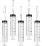 GOLDEROC 5Pcs Plastic Syringe 50ml 