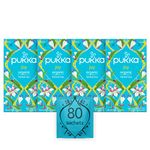 Pukka Herbs | Joy Organic Herbal Tea | Lemon, Orange, Lavender and Rose | Perfect For Uplifting Spirits | 4 packs | 80 Sachets