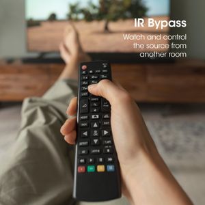 SLx 6-Way TV Signal Booster Amplifier – HD/FM/DAB Reception, Grey