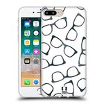 Head Case Designs Specs Hipster Patterns Soft Gel Case Compatible With Apple iPhone 7 Plus/iPhone 8 Plus