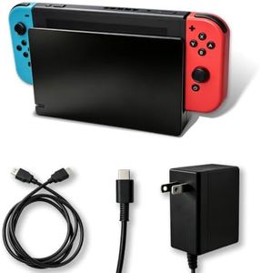 TV Dock Station for Switch/OLED with IC Module AC Charger & HDMI Cable