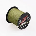 DORISEA Extreme Braid 100% Pe Braided Fishing Line 328Yards 6-300Lb Test (Army Green, 20lb/0.20mm)