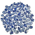 1.1 LB Porcelain Ceramic Mosaic Tiles,Broken Irregular Mosaic Tiles for DIY Craft Floor,Kitchen,Pool, Flower Pots Mosaic Making Supplies (Porcelain 04)