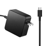 USB C Laptop Charger 87W, 90W Type C AC Adapter Power Cord Replacement for Dell XPS, Lenovo Yoga 910 920 730 HP Spectre X360 Elite MacBook Pro or Other Laptop Pads Phones with USB C Port