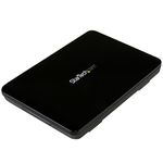 StarTech.com USB 3.1 (10Gbps) Type-C Enclosure - Tool-Free Enclosure - External Hard Drive Enclosure for 2.5in SATA SSD/HDD (S251BPU31C3)