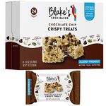 Blake’s Seed Based Rice Crispy Treats – Chocolate Chip (24 Count), Nut Free, Gluten Free, Dairy Free & Vegan, Healthy Snacks for Kids or Adults, School Safe, Low Calorie Organic Soy Free Snack