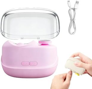 2026 New Electric Nail Clippers 2.0, Automatic Nail Trimmer with 2.5X Magnifying Glass for Seniors Adults, Strong Power Electric Nail File with LED Light and Storage Compartment (Pink)