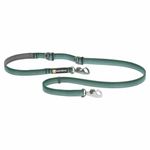 RUFFWEAR Switchbak Double Ended Dog Lead, Adjustable 0.8-2.1m No Tangle Leash, Hand Held or Waist Worn Hands-Free, River Rock Green