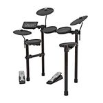 Yamaha DTX402K Electronic Drum Kit - Acoustic Effects and Electronic Sounds for an Ideal Voice, 10 Built-In Training Functions, App for iOS/Android Available, Black