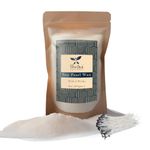 Shrida Naturals All-Natural Soy Pearl Wax Candle 227g (8oz) | Eco-Friendly Refillable Beaded Sand Wax | Reusable Self-Extinguishing Pearl Candle