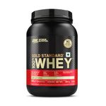 Unflavored Optimum Nutrition (ON) Gold Standard 100% Whey Protein Powder 2 lb, 907 g, for Muscle Support & Recovery, Vegetarian - Primary Source Whey Protein Isolate