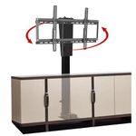 Motorised tv bracket, Manual 360° rotation Electric tv lift, tv lift mechanism for most 32-70 inch Flat Screen TVs and Monitors with VESA 200x200-600x400mm up to 60kg (Size : 730-1730mm)