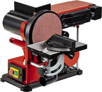 Einhell TC-US 380 Belt and Disc Sander | 380W 2-in-1 Bench Sander: 292 m/min, 100 x 914mm Belt Sander for Wood and 1450 RPM, 150mm Disc Sander | Electric Dual Sander with Dust Extractor