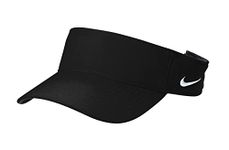 Nike mens Visor, Black, One Size