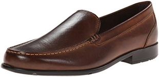 Rockport Men's Classic Lite Venetian Slip-On Loafer, Dark Brown, 9 US