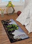 Athom Living Marvel Hulk Kids Runner Carpet 2ftx4.5ft