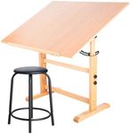 Falling in Art Wooden Drafting Tabl