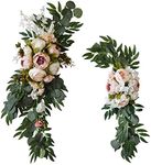 Dighchyu 2Pcs Artificial Flower Wel