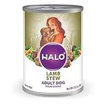 Halo Natural Wet Dog Food, Lamb Rec