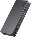 UGREEN Revodok Pro USB C Docking Station, 9-in-1 Dual Monitor 4K@60hz Extended PD Dock for MacBook with 2 DP & 2 HDMI, 10 Gbps USB C & USB-A Data Ports, 100W PD, Gigabit Ethernet for macOS, Windows