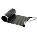 QuietWarmth QWARM3x5F120 Electric Floor Heating System, 3' x 5', Black